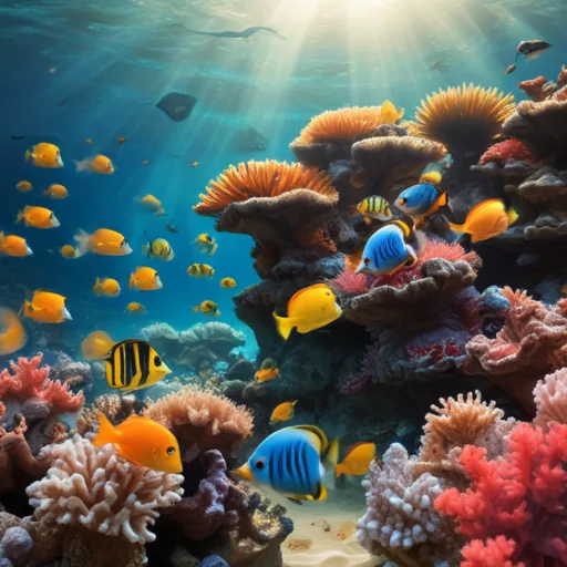 AI generated coral reef