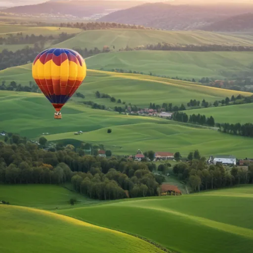 AI generated hot air balloons